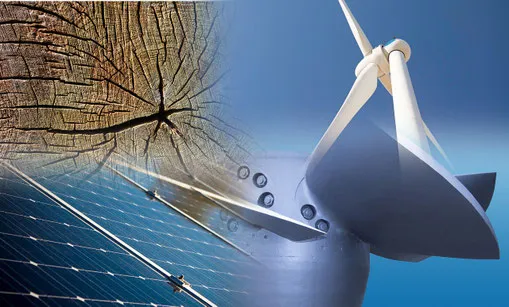 Photovoltaikanlage und Sonne