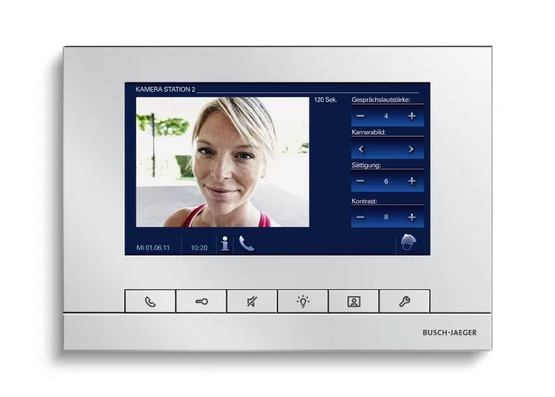 Busch-WelcomePanel® Innenstation Video mit 17,8 cm (7") Touch-Display
